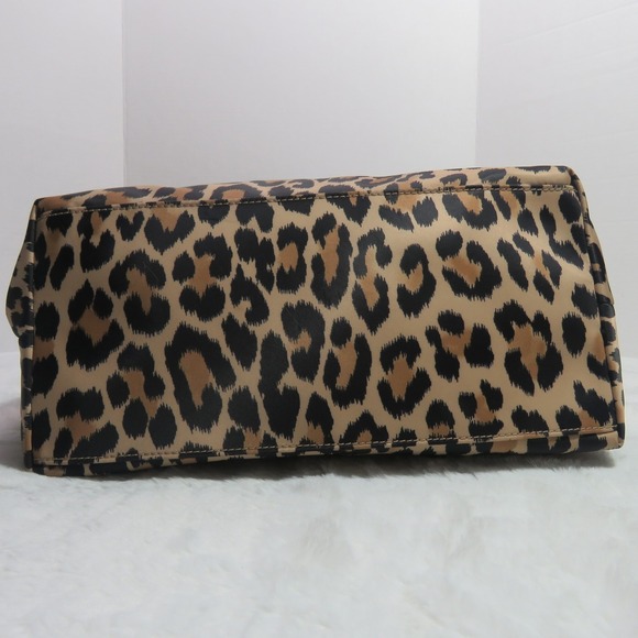 Kate Spade Set Schuyler Brown Leopard Print Shoulder Handbag Purse Card & Wallet - Picture 10 of 10